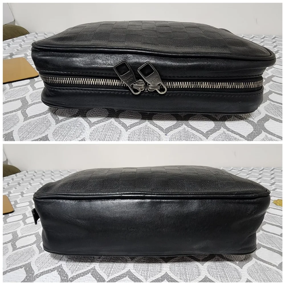 Louis Vuitton Damier Infini Minaudière Clutch Black